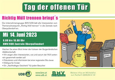 Einladung Tag der offenen Tür BMV/UDB Zentrale Oberpullendorf